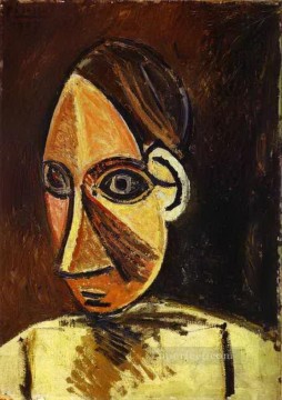 Cabeza de mujer 1907 Pablo Picasso Pinturas al óleo